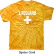 Distressed Lifeguard Spider Tie Dye Shirt