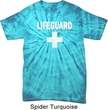 Distressed Lifeguard Spider Tie Dye Shirt