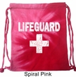 Distressed Lifeguard Tie Dye Bag