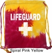 Distressed Lifeguard Tie Dye Bag