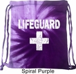 Distressed Lifeguard Tie Dye Bag
