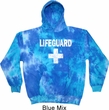 Distressed Lifeguard Tie Dye Hoodie