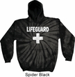 Distressed Lifeguard Tie Dye Hoodie