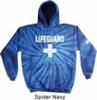 Distressed Lifeguard Tie Dye Hoodie