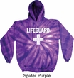 Distressed Lifeguard Tie Dye Hoodie