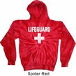 Distressed Lifeguard Tie Dye Hoodie