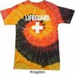 Distressed Lifeguard Tie Dye Shirt