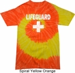 Distressed Lifeguard Tie Dye Shirt