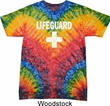 Distressed Lifeguard Tie Dye Shirt