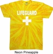 Distressed Lifeguard Twist Tie Dye Shirt