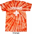 Distressed Lifeguard Twist Tie Dye Shirt