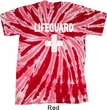 Distressed Lifeguard Twist Tie Dye Shirt