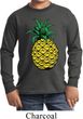 Distressed Pineapple Kids Long Sleeve Shirt