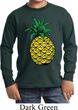Distressed Pineapple Kids Long Sleeve Shirt