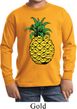 Distressed Pineapple Kids Long Sleeve Shirt
