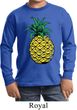 Distressed Pineapple Kids Long Sleeve Shirt