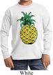 Distressed Pineapple Kids Long Sleeve Shirt