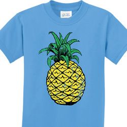 Distressed Pineapple Kids Shirts