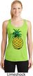 Distressed Pineapple Ladies Dry Wicking Racerback Tank Top
