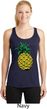 Distressed Pineapple Ladies Dry Wicking Racerback Tank Top