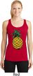 Distressed Pineapple Ladies Dry Wicking Racerback Tank Top