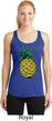 Distressed Pineapple Ladies Dry Wicking Racerback Tank Top
