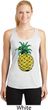 Distressed Pineapple Ladies Dry Wicking Racerback Tank Top