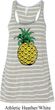 Distressed Pineapple Ladies Flowy Racerback Tanktop