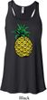 Distressed Pineapple Ladies Flowy Racerback Tanktop