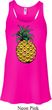 Distressed Pineapple Ladies Flowy Racerback Tanktop