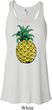 Distressed Pineapple Ladies Flowy Racerback Tanktop