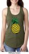 Distressed Pineapple Ladies Ideal Tank Top