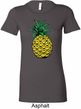 Distressed Pineapple Ladies Longer Length Shirt
