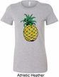 Distressed Pineapple Ladies Longer Length Shirt