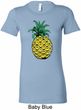 Distressed Pineapple Ladies Longer Length Shirt