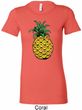 Distressed Pineapple Ladies Longer Length Shirt