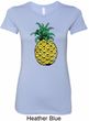 Distressed Pineapple Ladies Longer Length Shirt