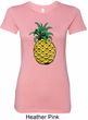 Distressed Pineapple Ladies Longer Length Shirt