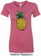 Distressed Pineapple Ladies Longer Length Shirt
