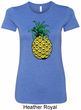 Distressed Pineapple Ladies Longer Length Shirt
