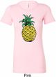 Distressed Pineapple Ladies Longer Length Shirt