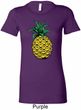 Distressed Pineapple Ladies Longer Length Shirt