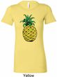 Distressed Pineapple Ladies Longer Length Shirt