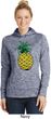 Distressed Pineapple Ladies Moisture Wicking Hoodie