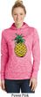 Distressed Pineapple Ladies Moisture Wicking Hoodie