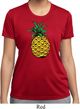 Distressed Pineapple Ladies Moisture Wicking Shirt