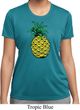 Distressed Pineapple Ladies Moisture Wicking Shirt