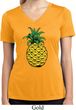Distressed Pineapple Ladies Moisture Wicking V-neck Shirt