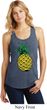 Distressed Pineapple Ladies Racerback Tank Top