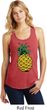 Distressed Pineapple Ladies Racerback Tank Top
